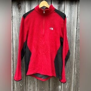 The North Face Lightweight Fleece 1/2 Zip Sweater Large